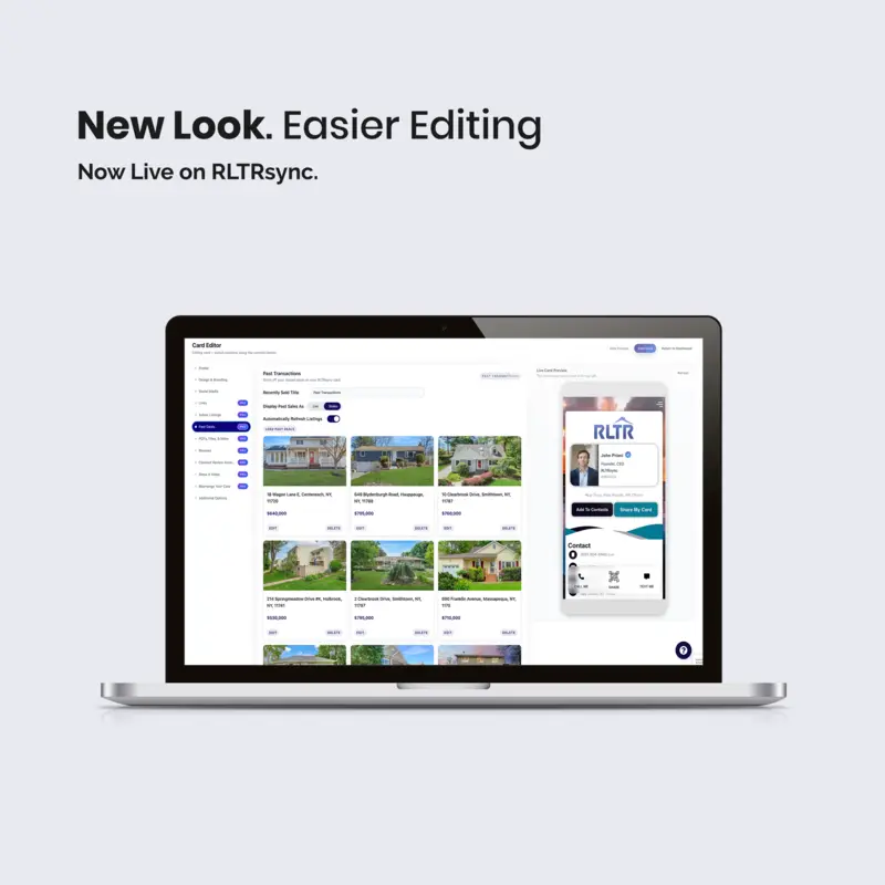 RLTRsync Digital Business Card Editor: 7 Powerful Updates for Realtors