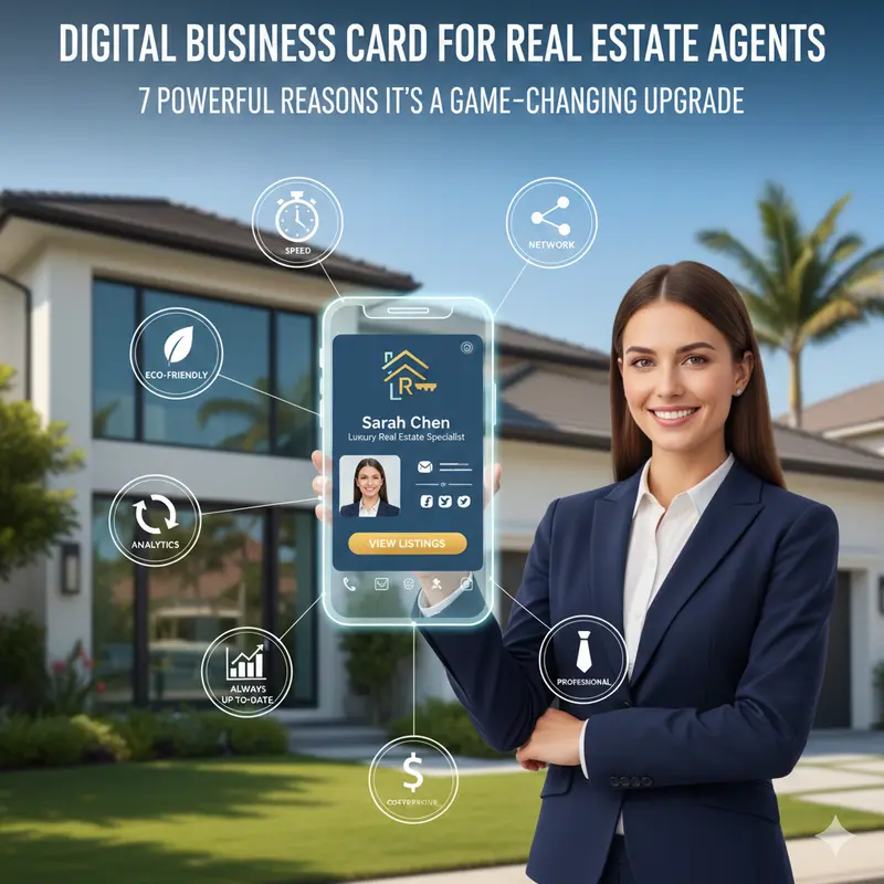 Digital Business Card for Real Estate Agents: 7 Powerful Reasons It’s a Game-Changing Upgrade